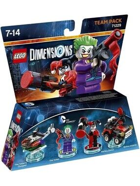 LEGO Dimensions 71229 DC Joker & Harley Quinn Team Pack - NEW Sealed Retired